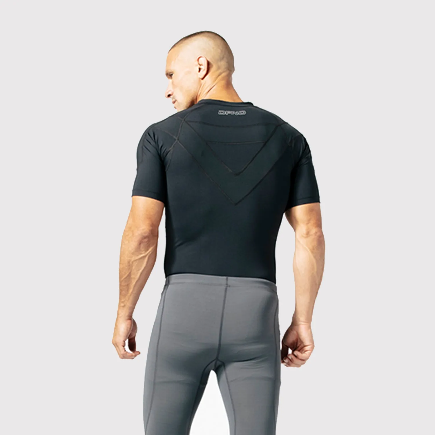 3/4 ZIP SHORT SLEEVE COMPRESSION SHIRT