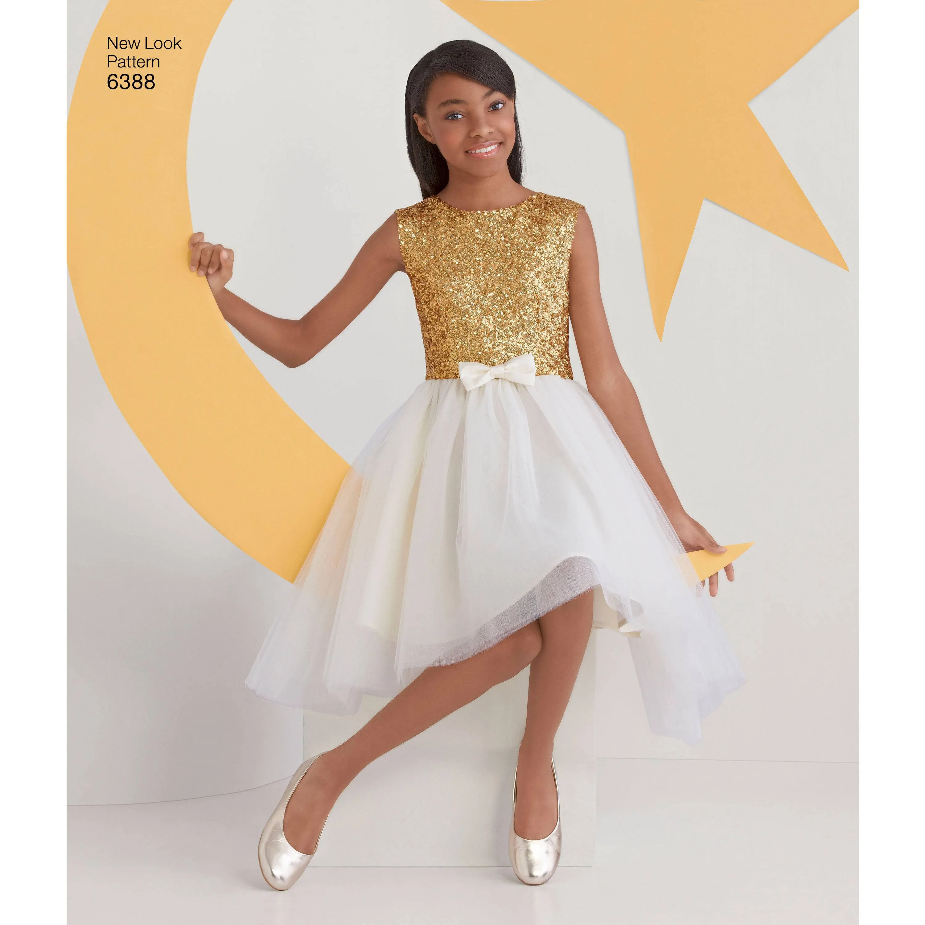 6388 Girls' Party Dresses