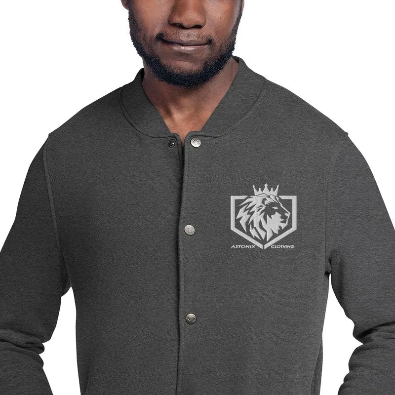 Astonix Charcoal Heather Champion Bomber Jacket