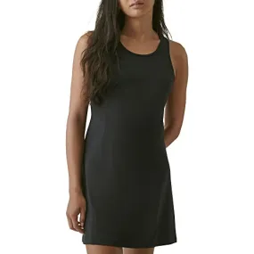 BASS OUTDOOR Women’s Activewear Tank Dress for Running, Tennis or Golf, Black, XS