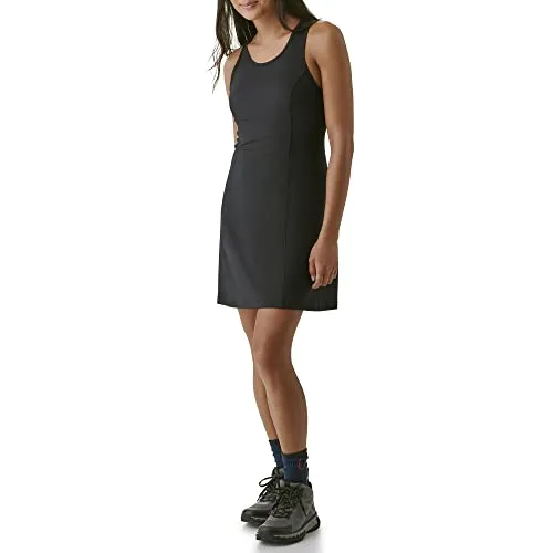 BASS OUTDOOR Women’s Activewear Tank Dress for Running, Tennis or Golf, Black, XS