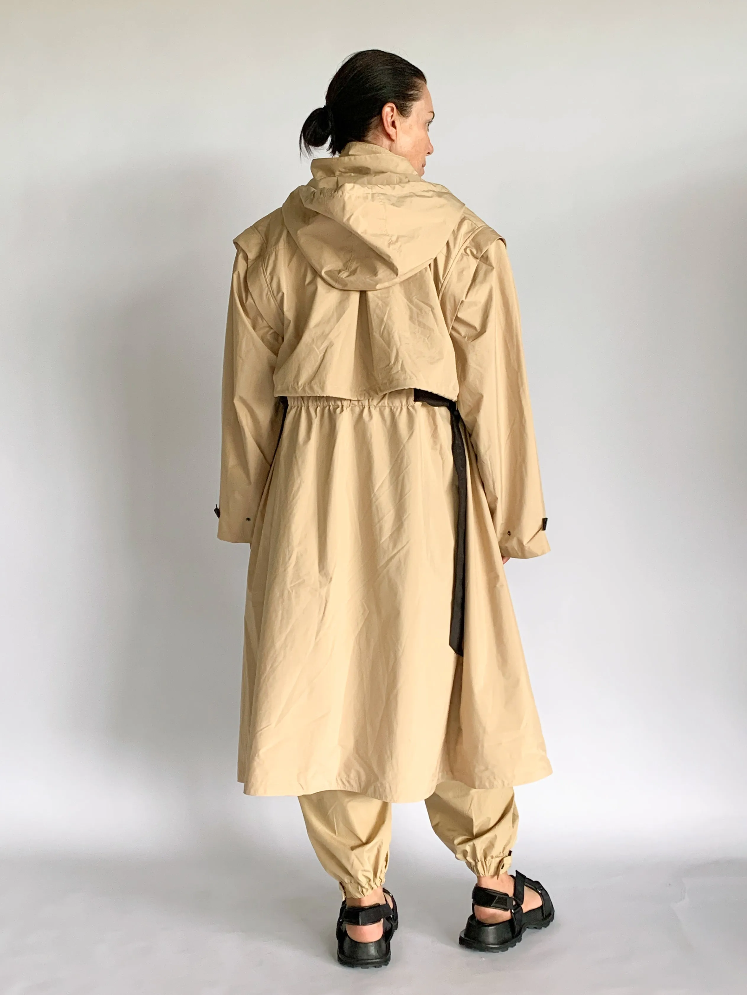 Convertible Belted Trench 703