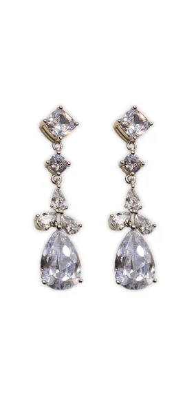 Cubic Zirconia Drop Earrings