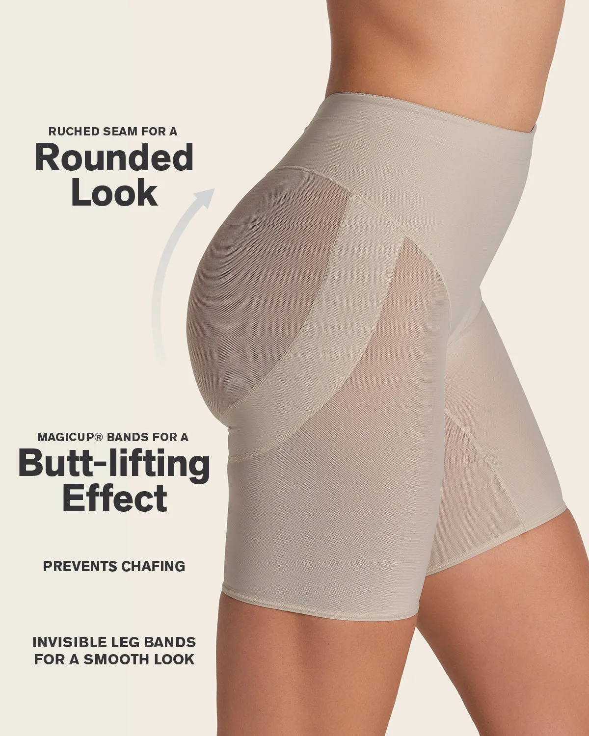 Firm Compression Butt Lifter Shaper Short