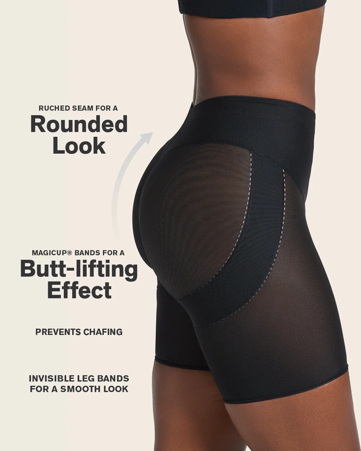 Firm Compression Butt Lifter Shaper Short