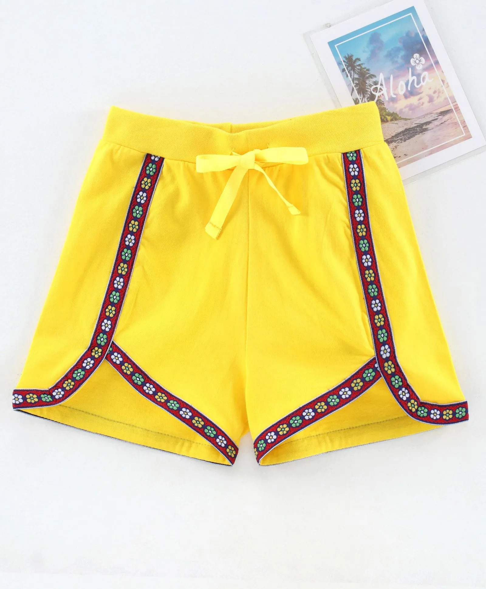 Girls Cotton Jersey Shorts