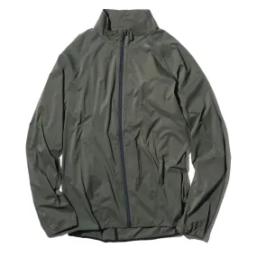 Goldwin Zip-Up Floating Wind Shell Jacket Olive Drab