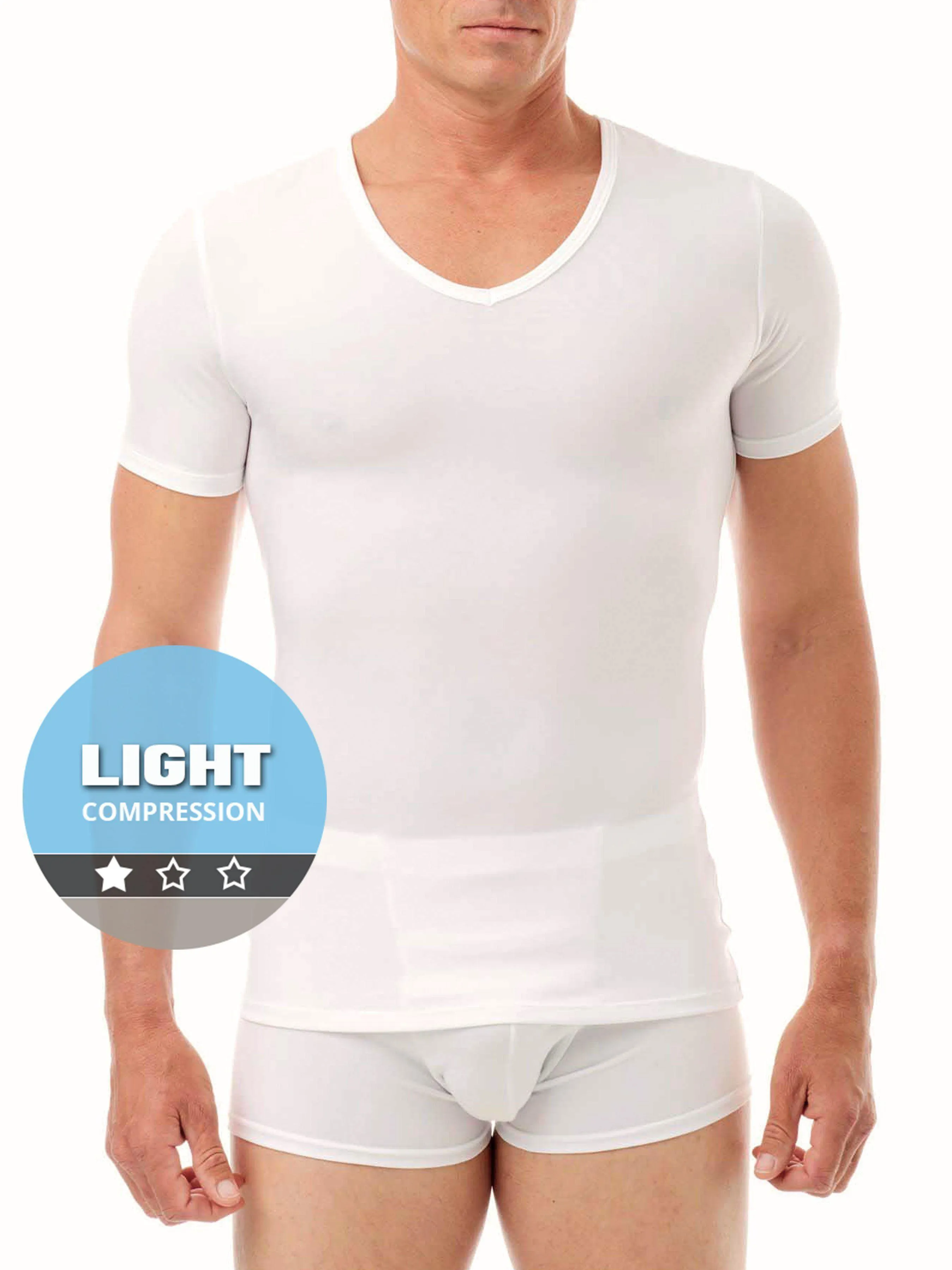 Light Compression Tee | V-neck