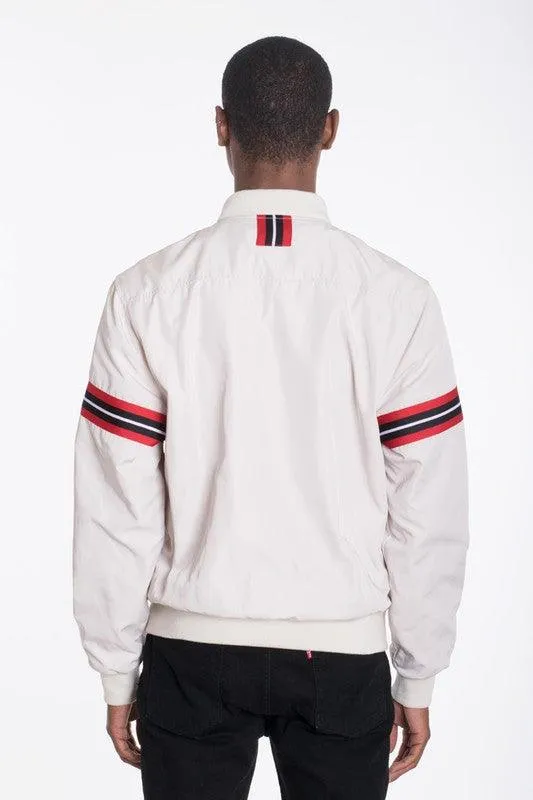 Luxury Woven Taped Bomber Jackets