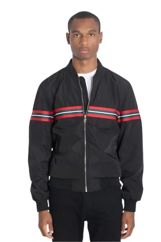 Luxury Woven Taped Bomber Jackets