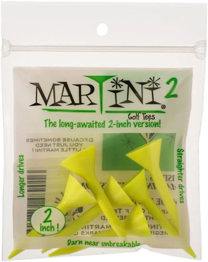 Martini Tees - 2" Short - 6 Pack