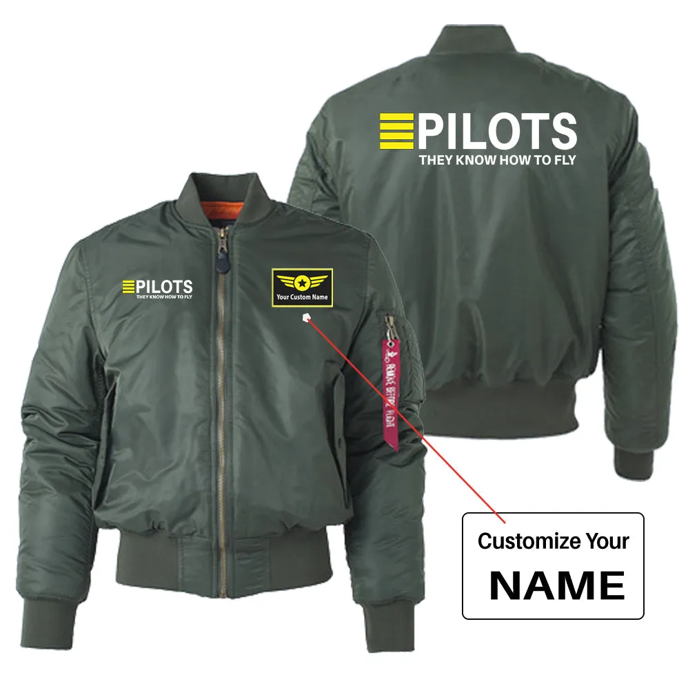 Pilots They Know How To Fly Designed "Women" Bomber Jackets