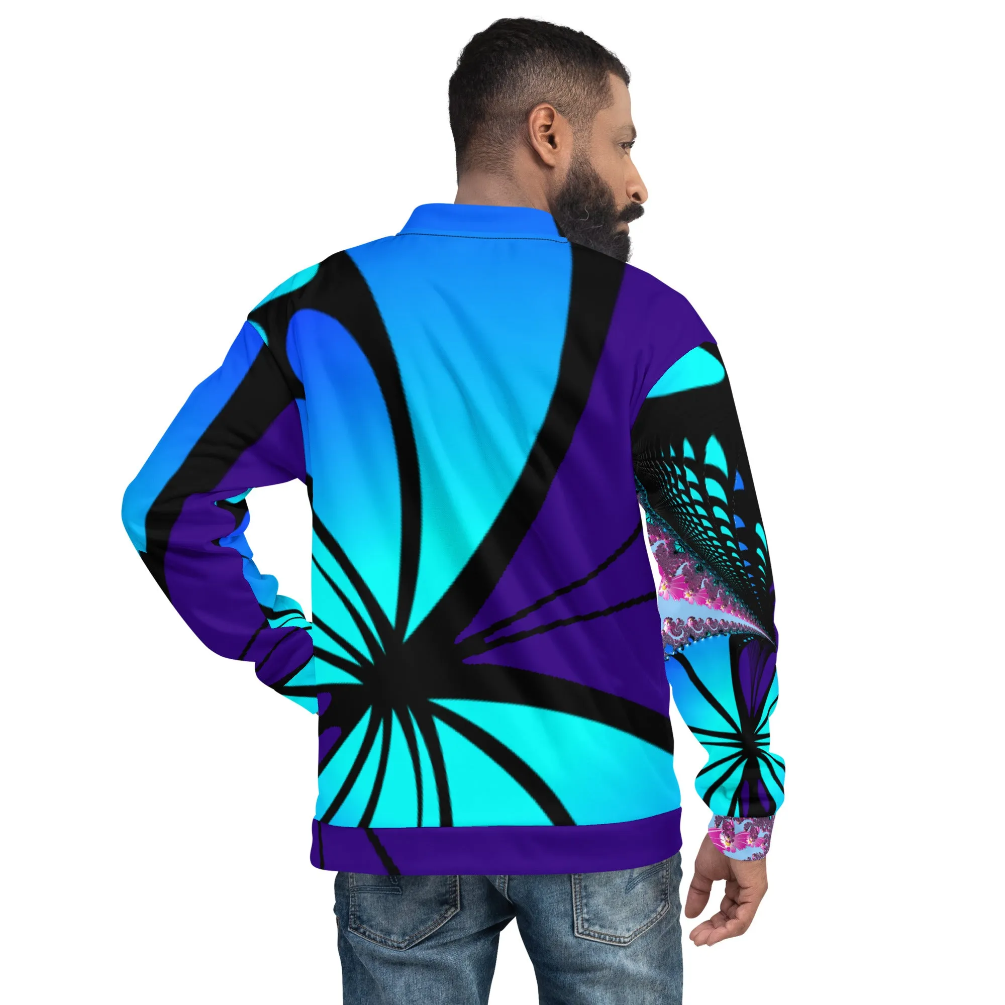 "Mystical Butterfly Bliss" Collection - Unisex Designer Bomber Jacket