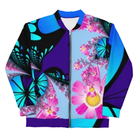 "Mystical Butterfly Bliss" Collection - Unisex Designer Bomber Jacket