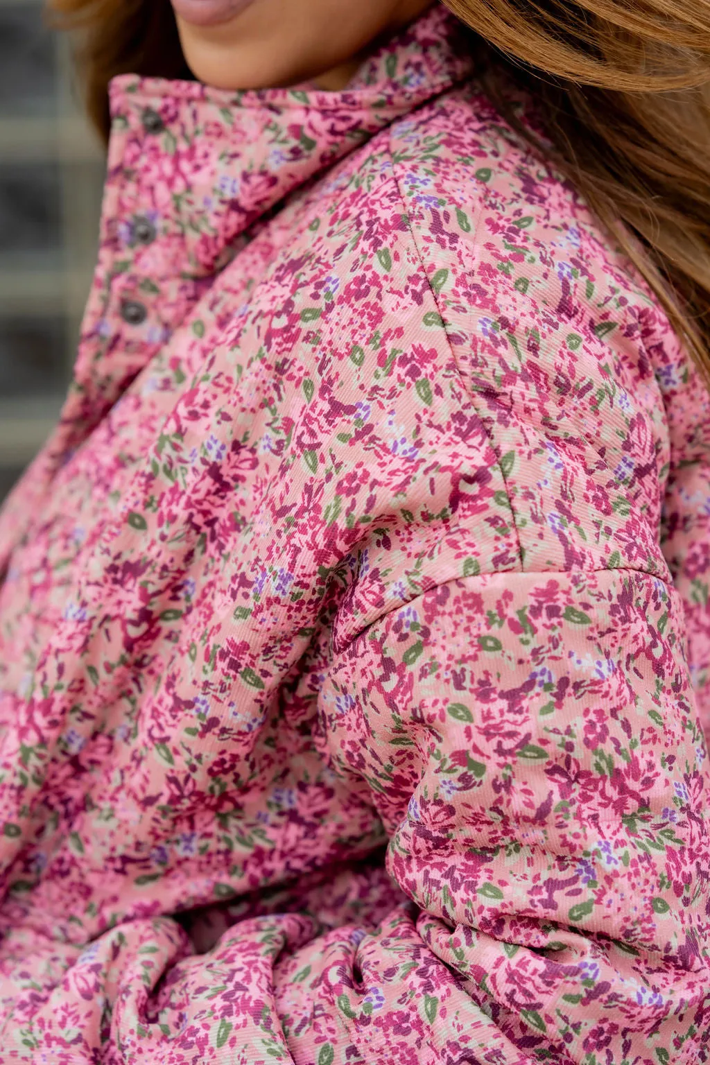 Rose Buds Bomber Jacket