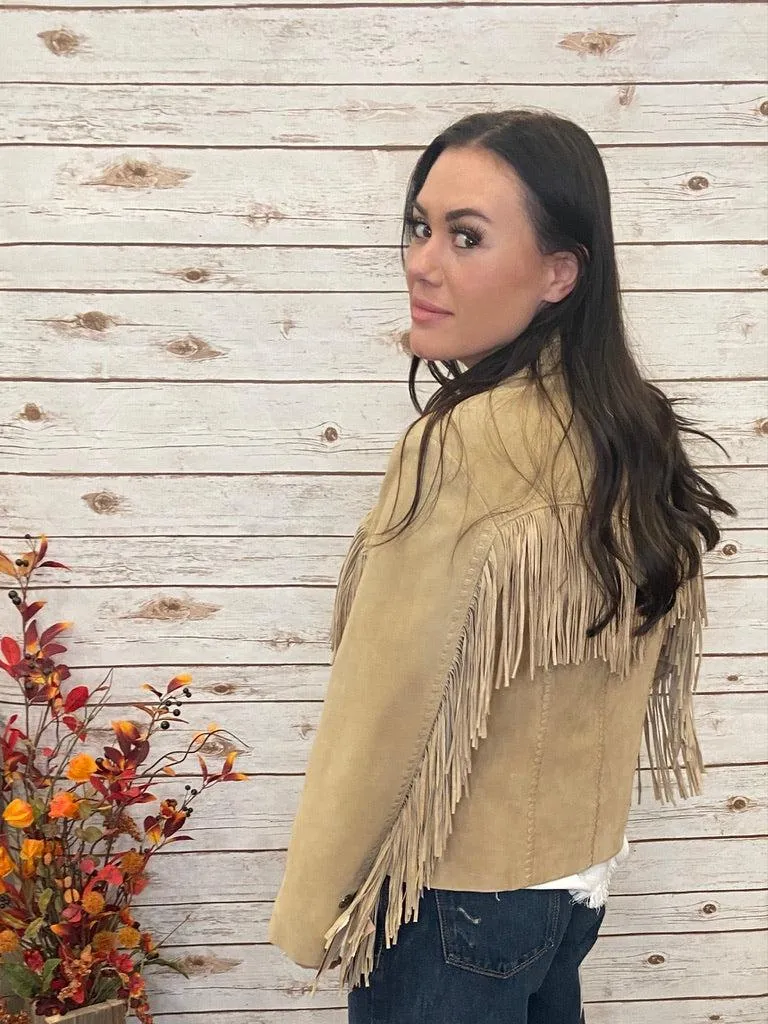 Scully Suede fringe jacket