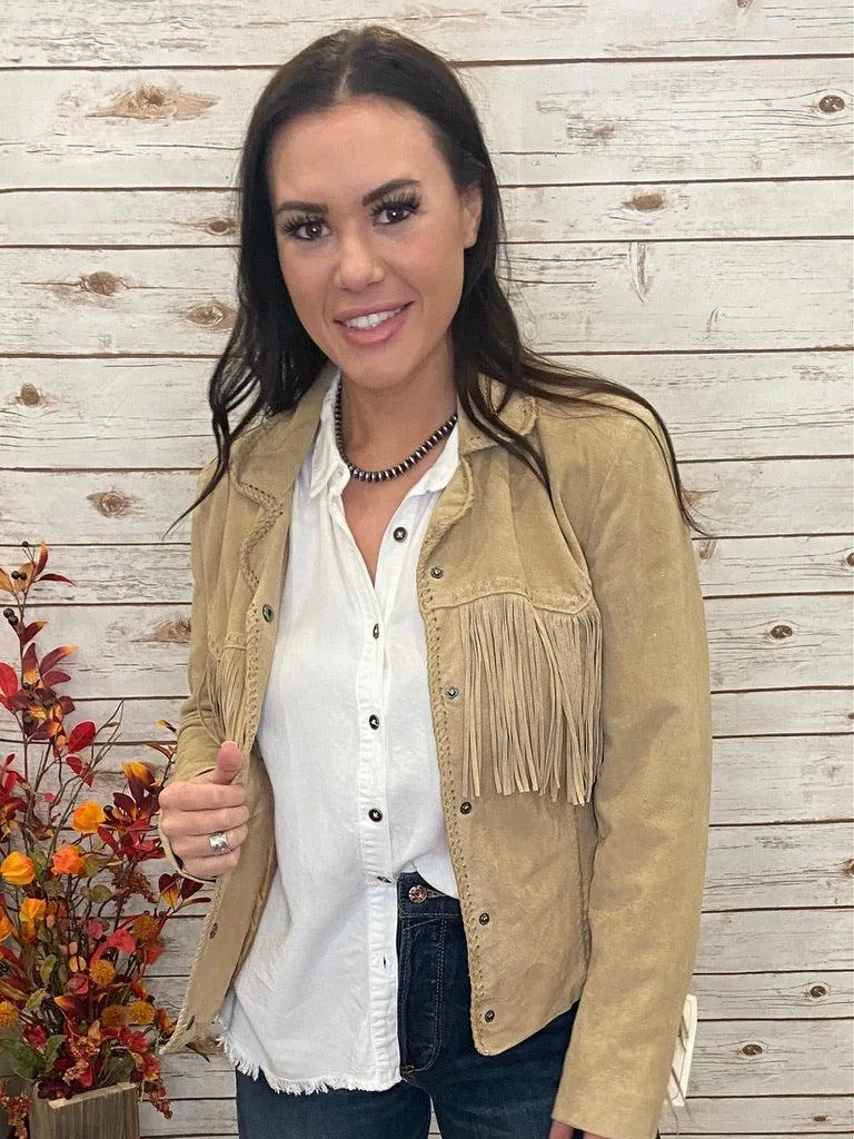 Scully Suede fringe jacket