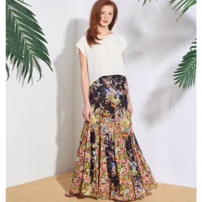 Simplicity Pattern 8923 Pull-On Skirts