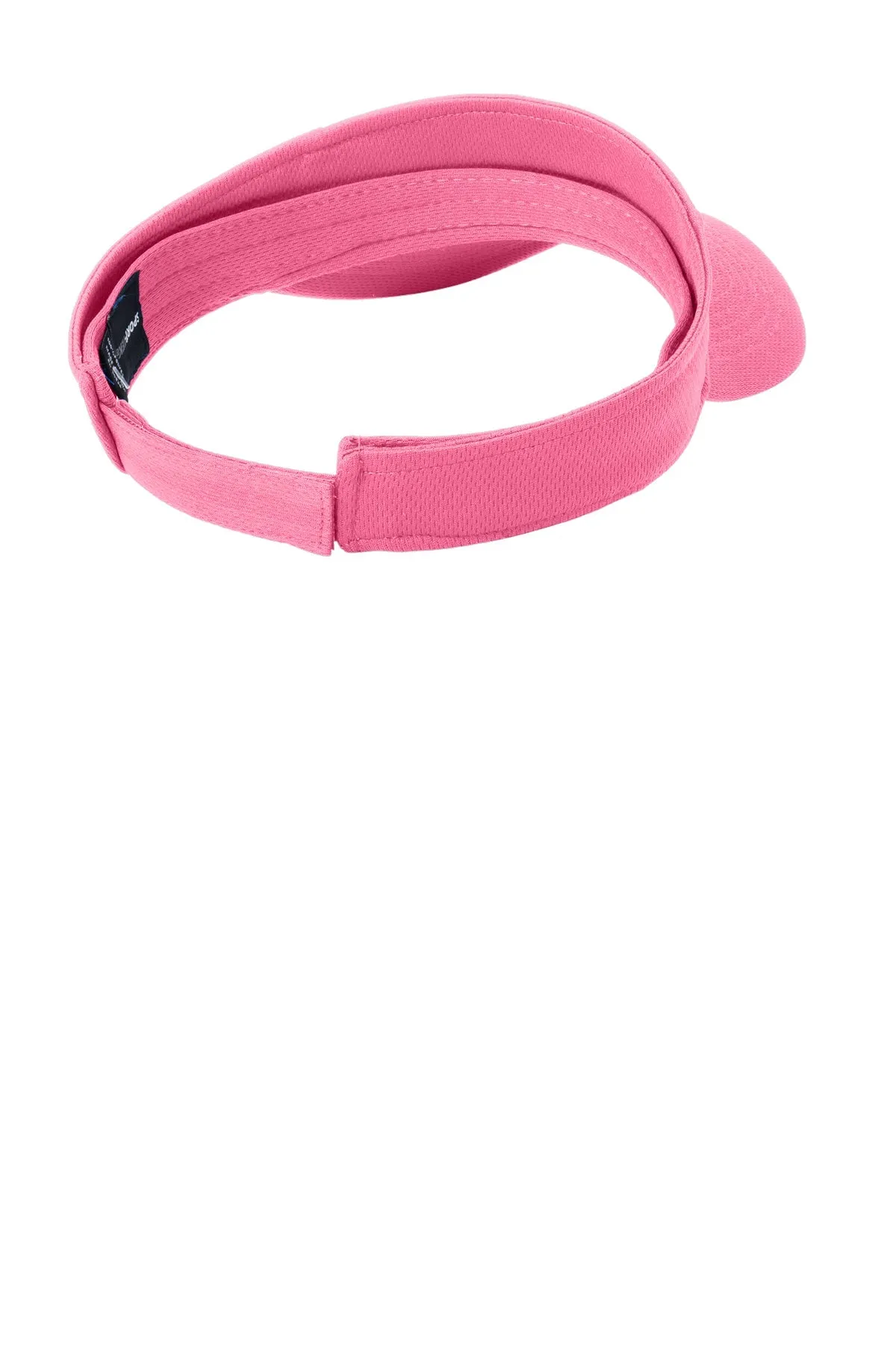 Sport-Tek PosiCharge Branded RacerMesh Visors, Bright Pink