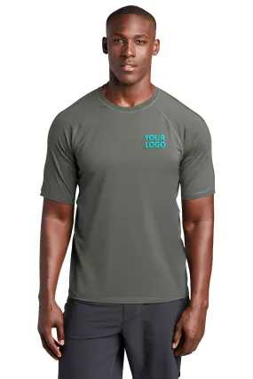 Sport-Tek Rashguard Branded Tee's, Dark SmokeGrey