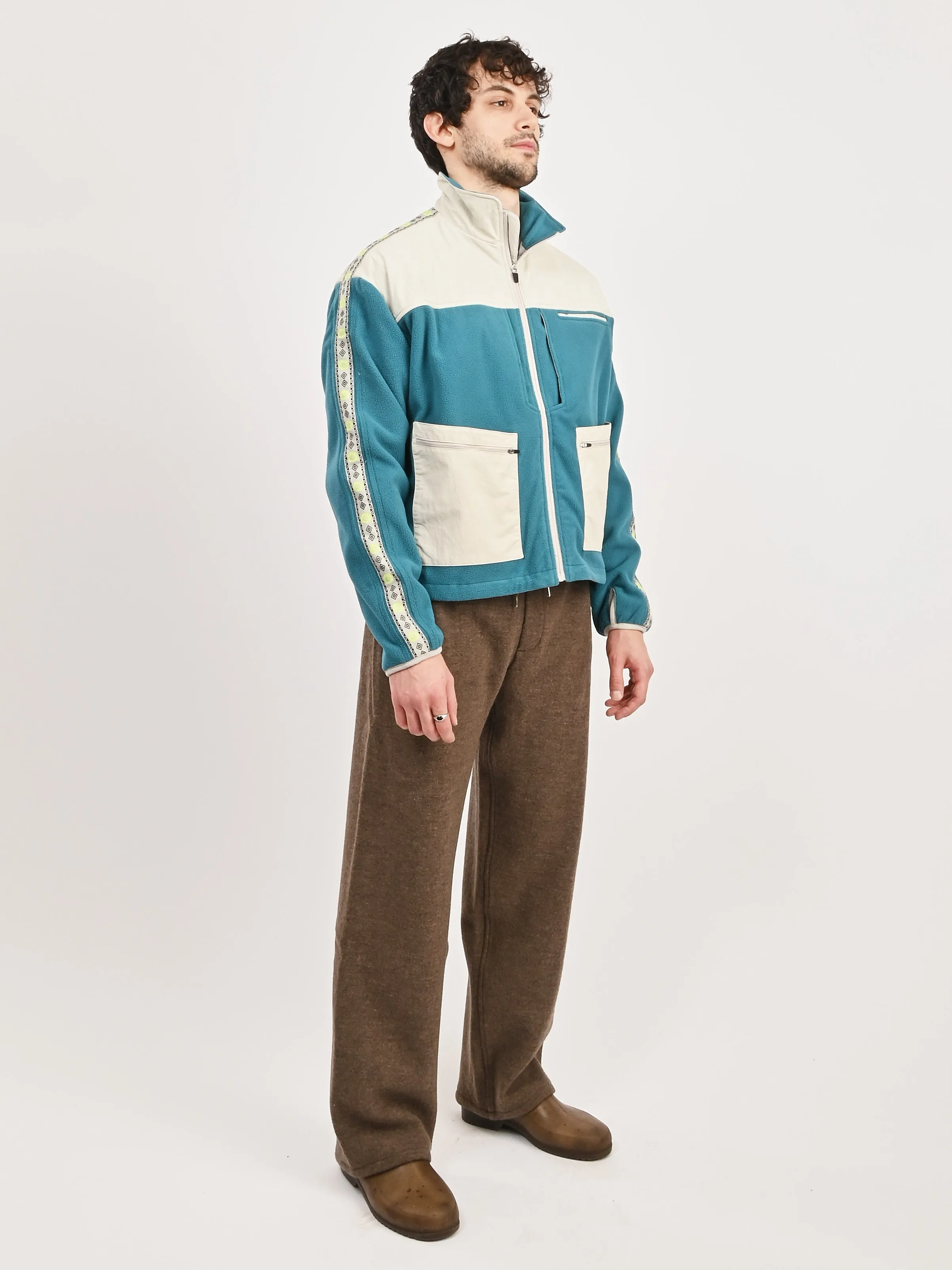 Teal/Grey Pamona Winter Running Jacket