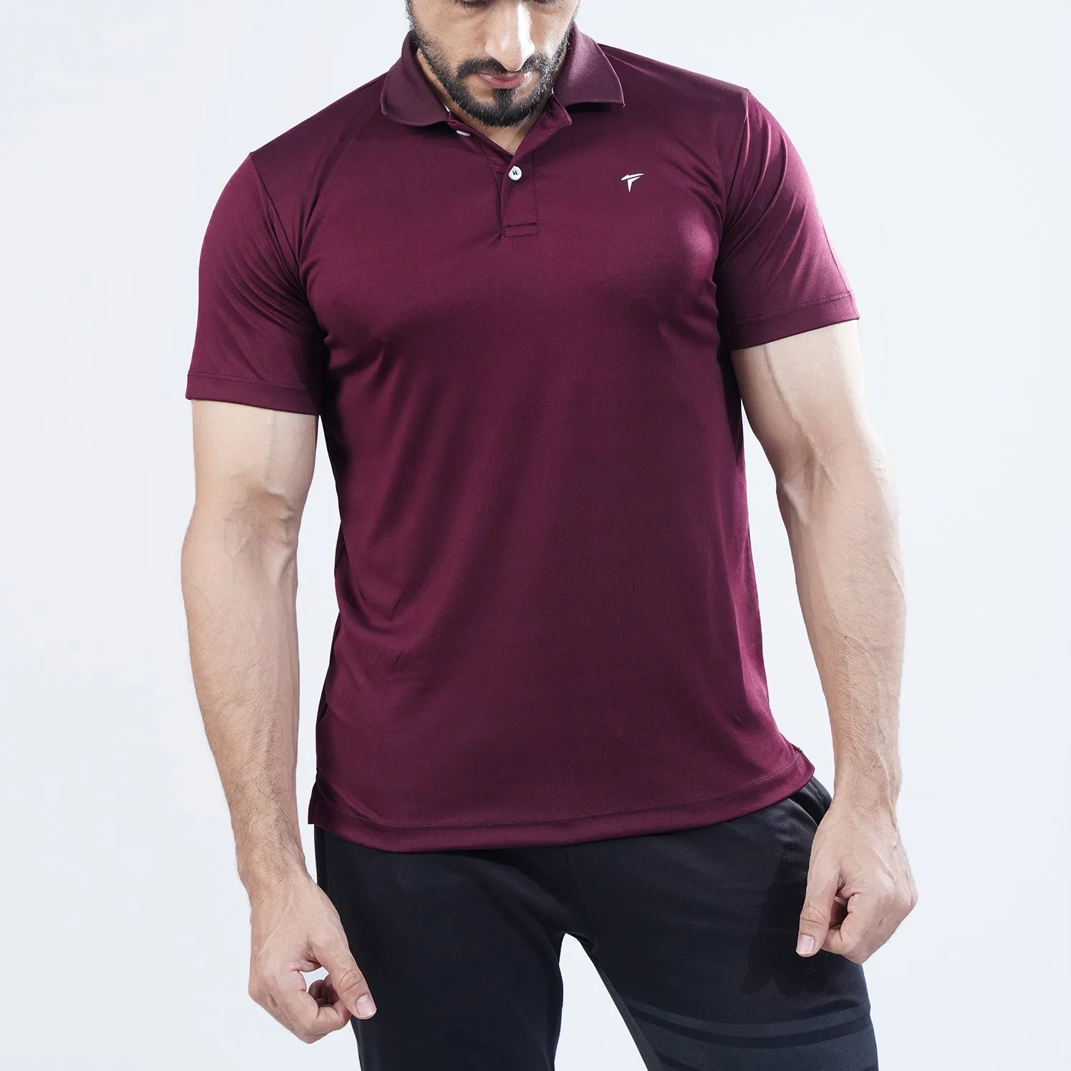 Tf-Maroon Premium Polo Tee