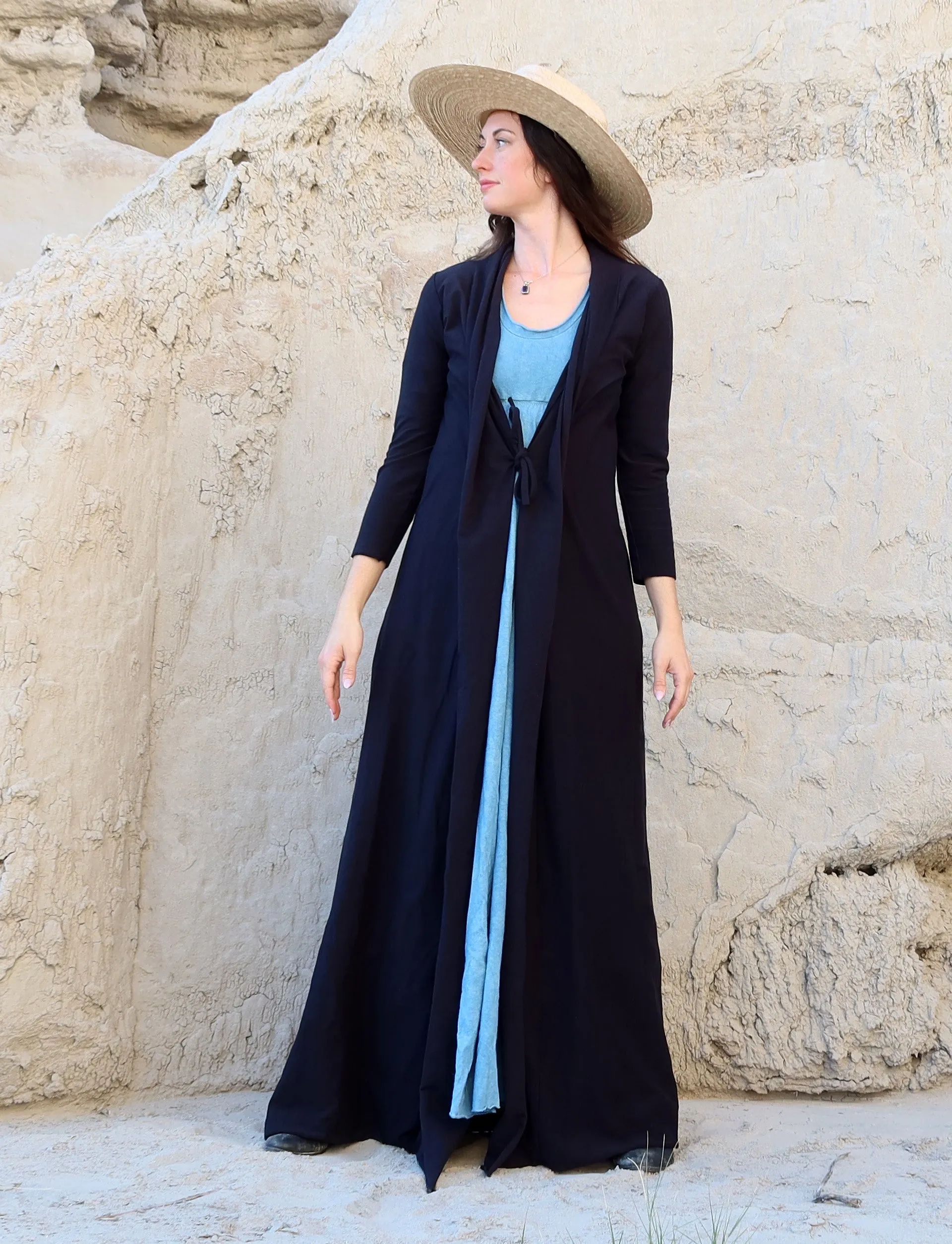 Tie Front Ojai Long Cardigan