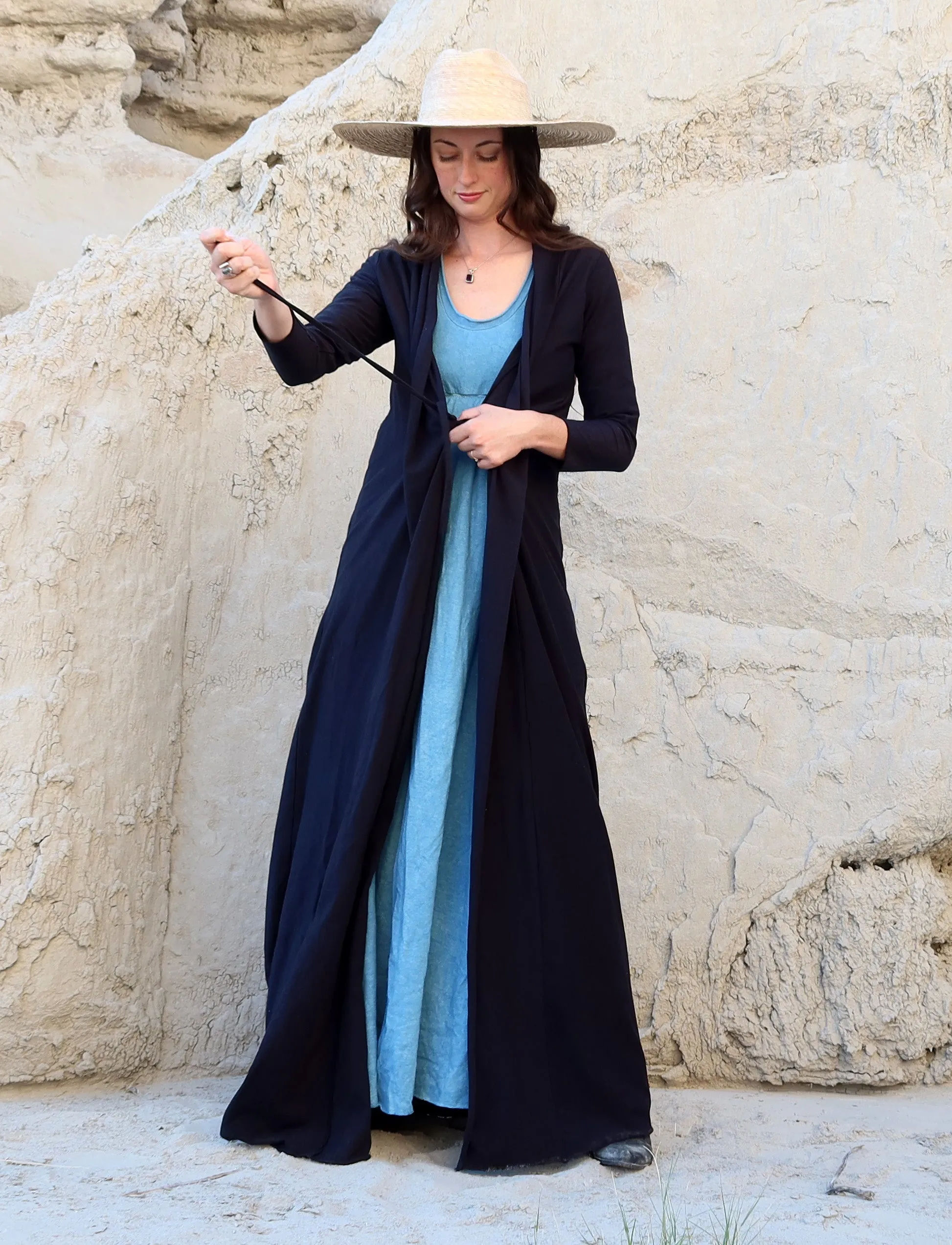 Tie Front Ojai Long Cardigan