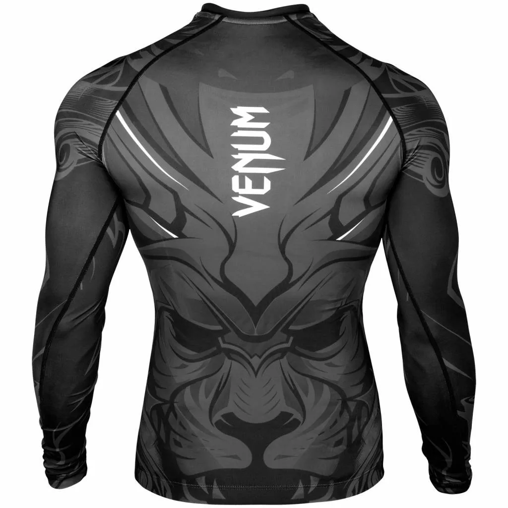 VENUM-03247-010 BLOODY ROAR MMA Muay Thai Boxing Rashguard Compression T-shirt - LONG SLEEVES XS-XXL Grey