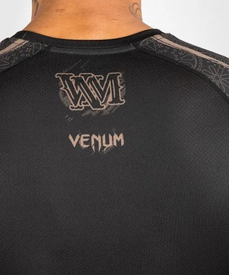 VENUM-04801-124 SANTA MUERTE DARK SIDE - RASHGUARD LONG SLEEVES - BLACK/BROWN XS-XXL