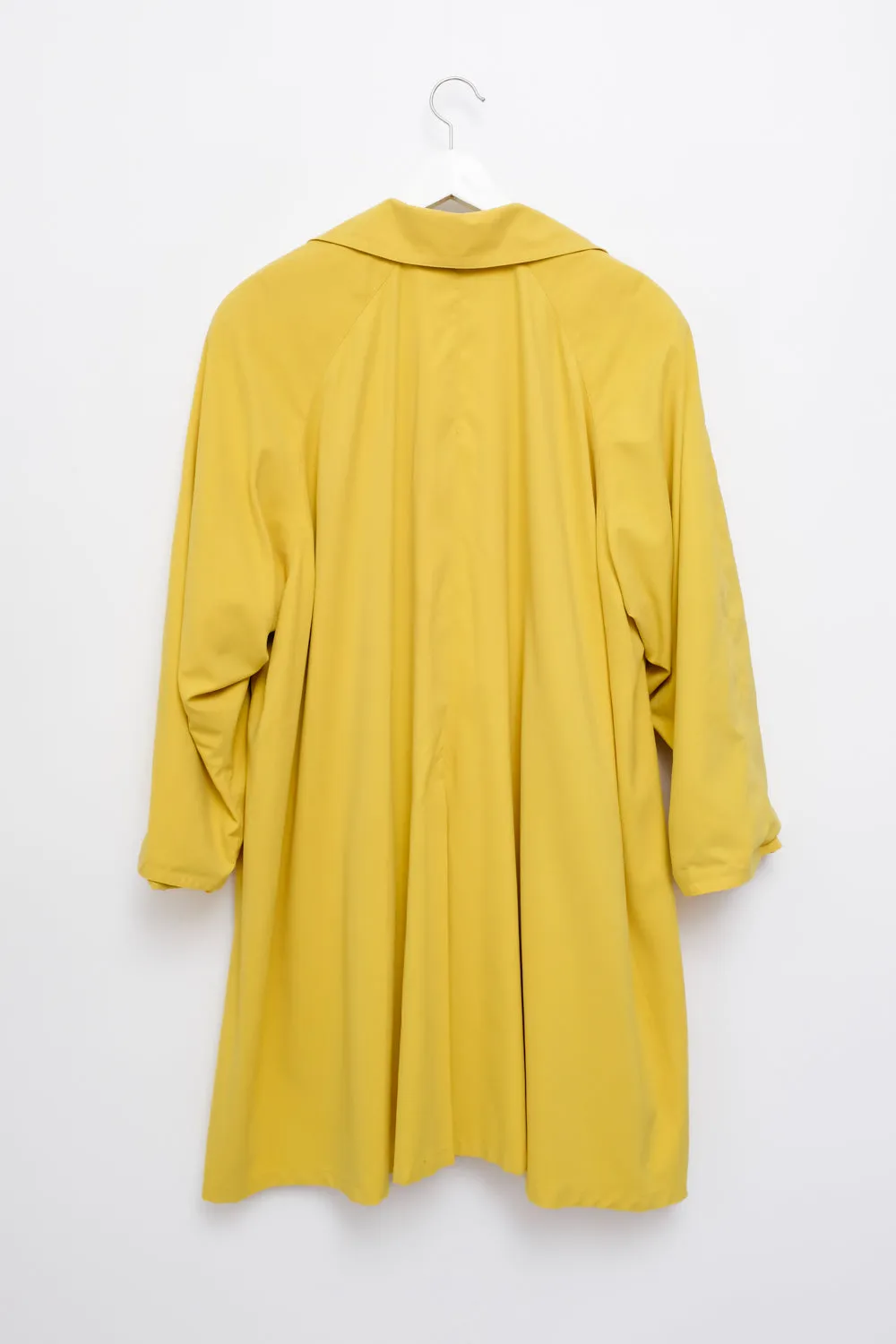 VINTAGE LAUREL SUN YELLOW TRENCH COAT