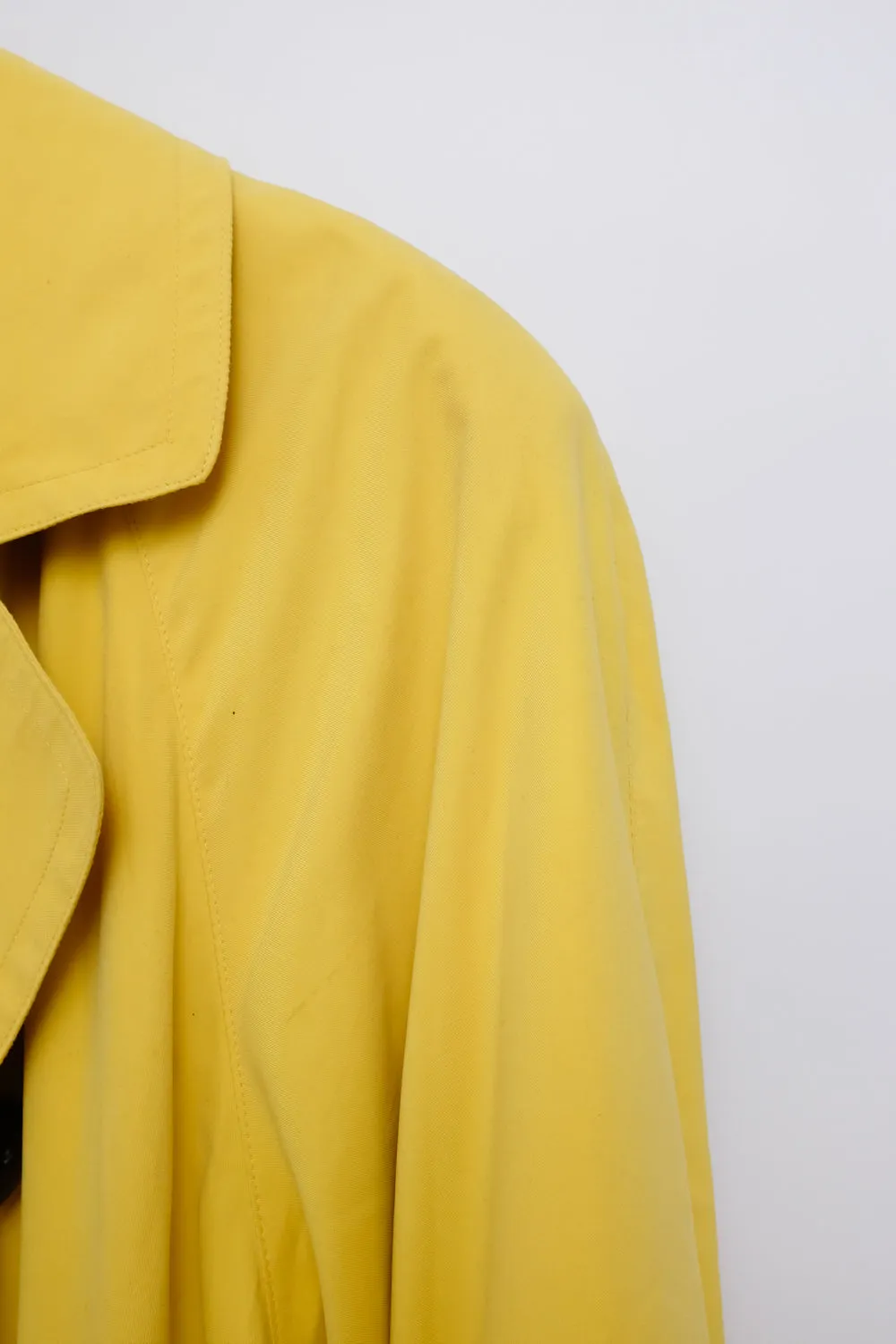 VINTAGE LAUREL SUN YELLOW TRENCH COAT