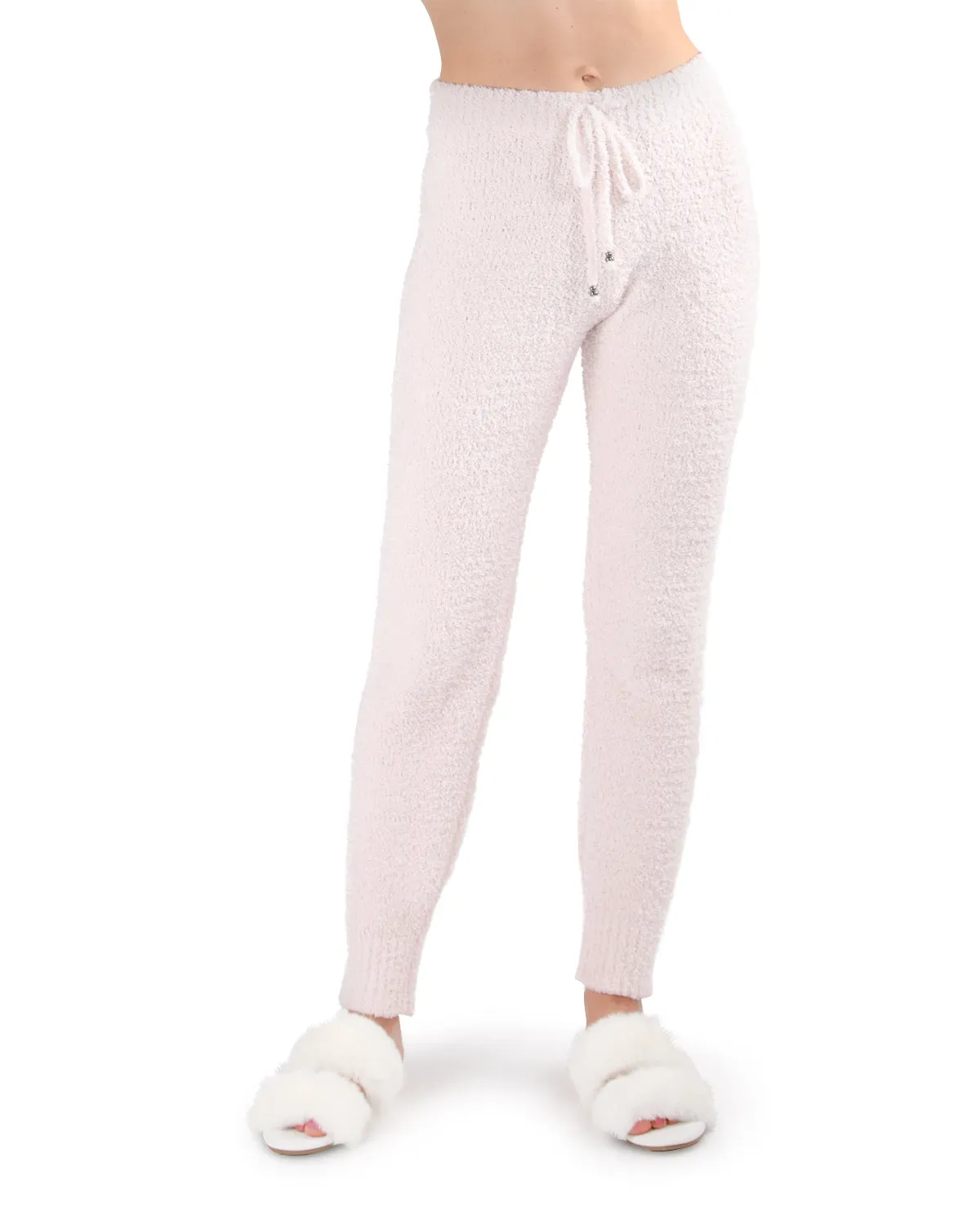 Women's Chenille Drawstring Ultra-Plush Jogger Pants